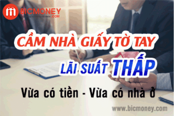 Cầm nhà giấy tờ tay