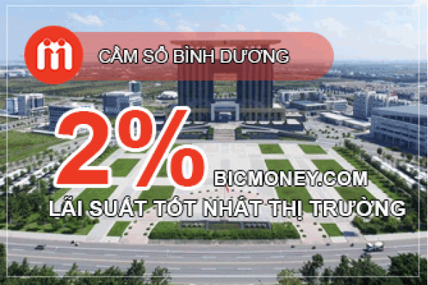 Cầm sổ đỏ Bình Dương