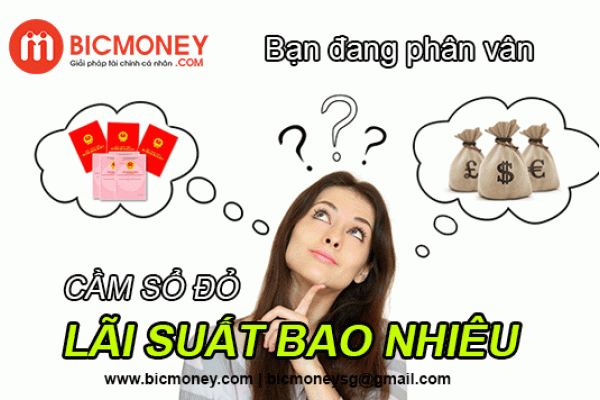 Cầm sổ đỏ lãi suất bao nhiêu