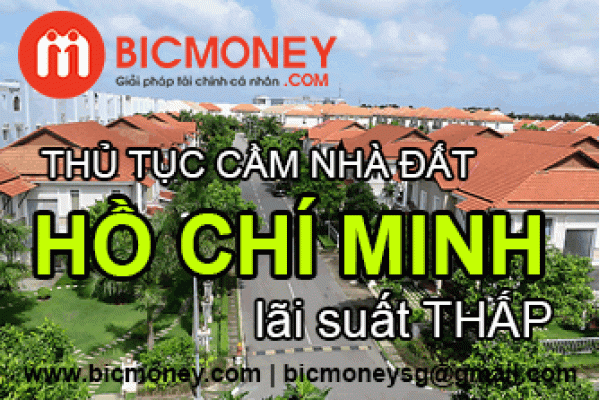 Thủ tục cầm nhà đất tphcm