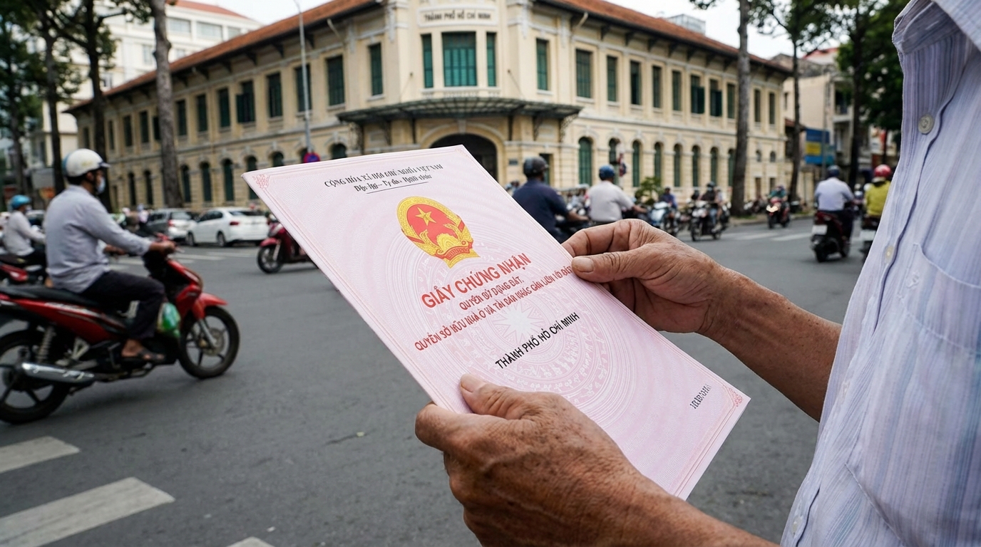 cầm sổ đỏ TPHCM