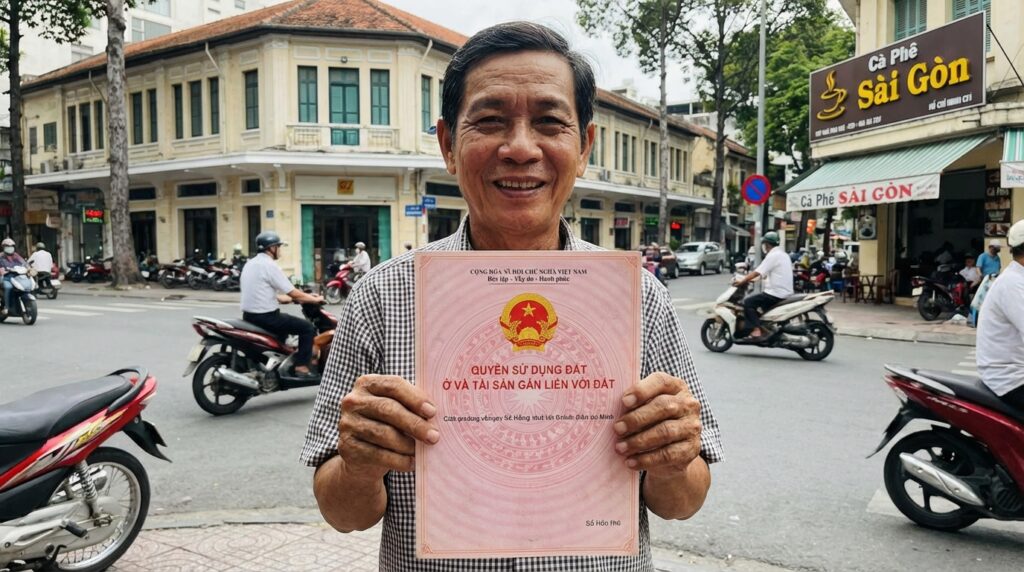 cầm sổ hồng Sài Gòn