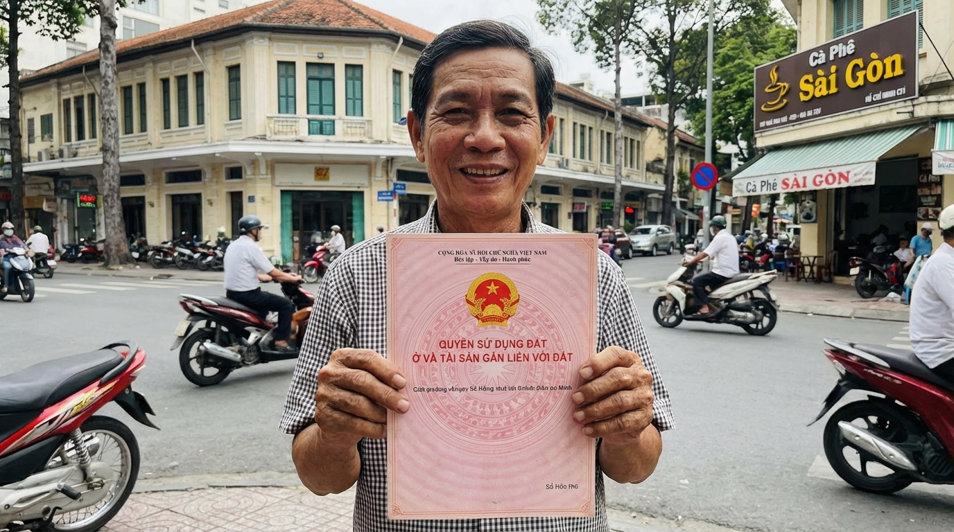 cầm sổ hồng Sài Gòn