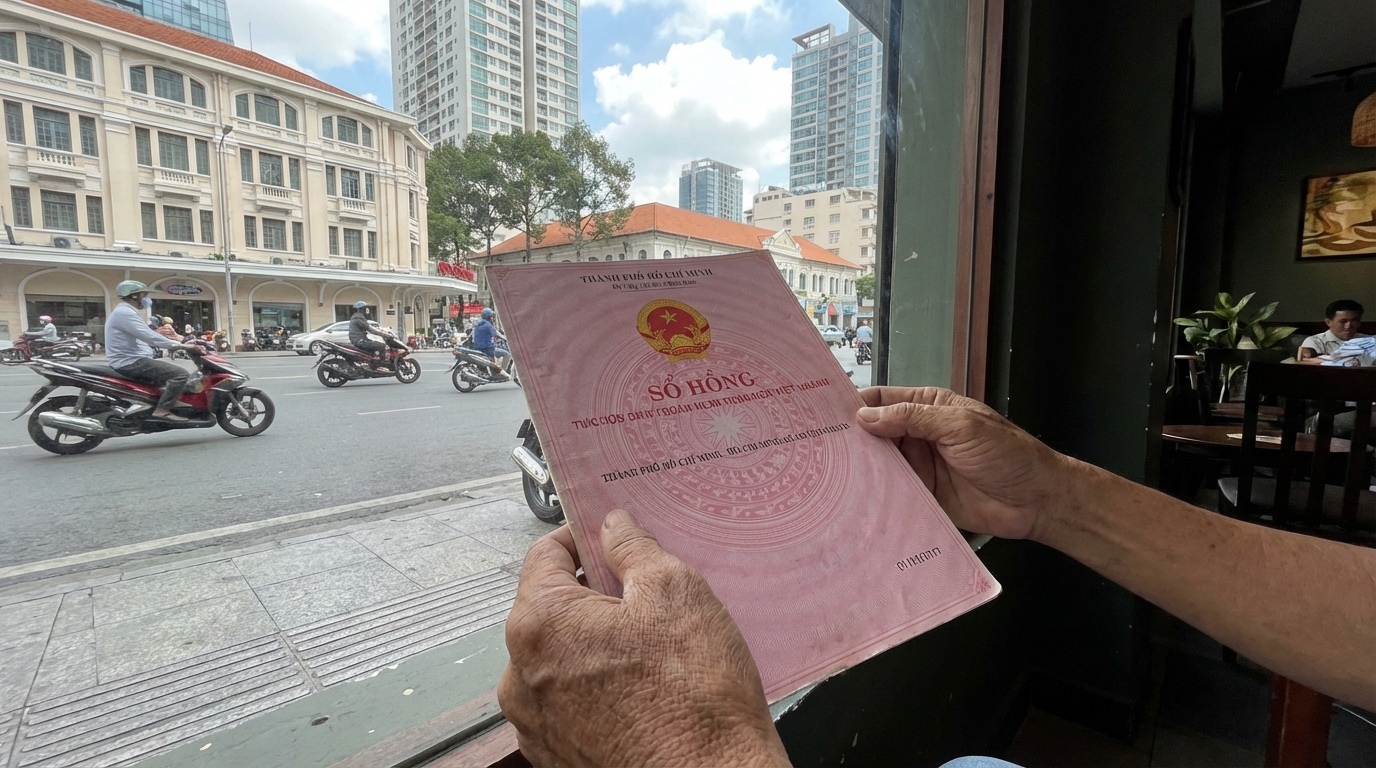 cầm sổ hồng Sài Gòn