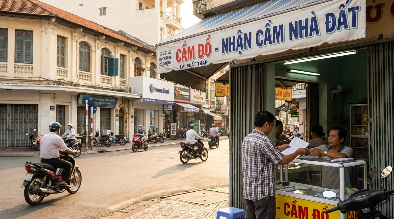 Thị trường cầm cố nhà đất Sài Gòn