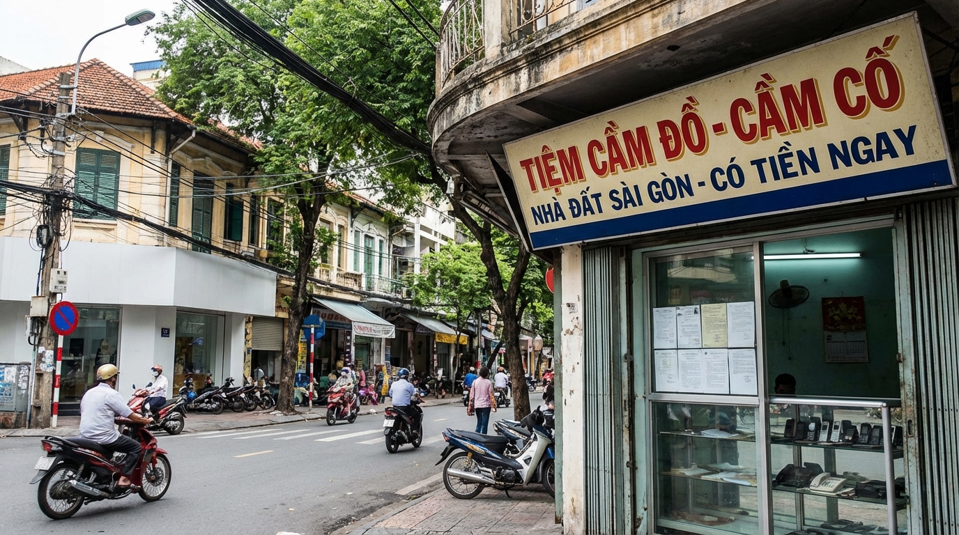 Thị trường cầm cố nhà đất Sài Gòn